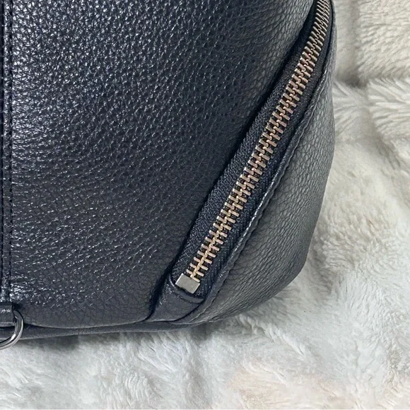 Rebecca Minkoff Julian Mini Convertible Backpack adjustable straps Black NWT - Picture 4 of 16